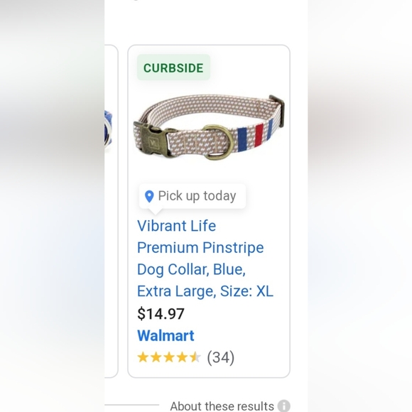 Vibrant Life Dog Collar XL and Messy Mutts Travel Bowl - Picture 5 of 6